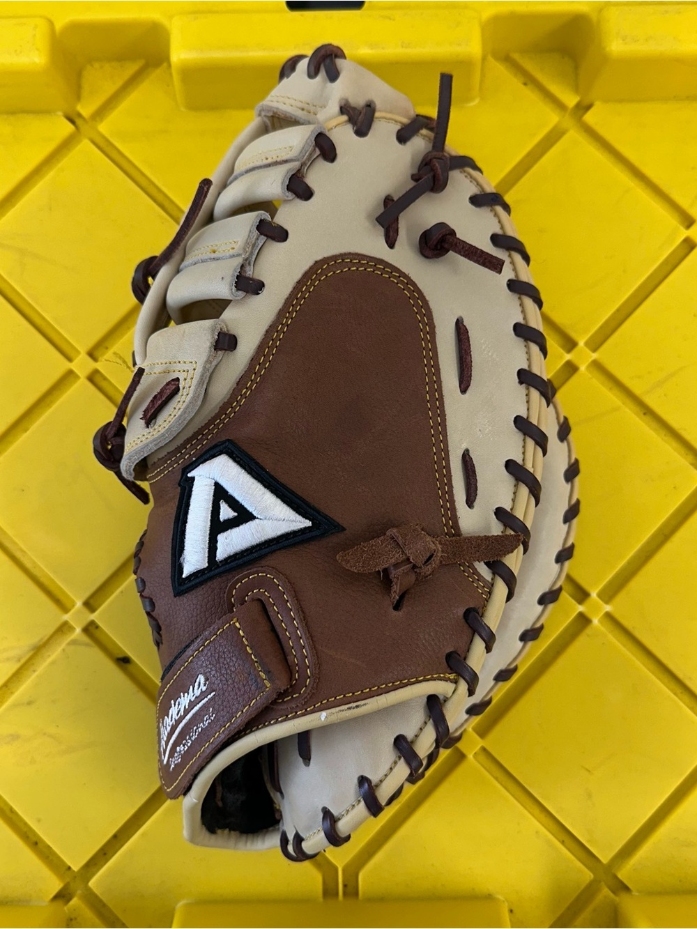 Akadema AEA 65 Catchers Mitt 34-inch Professional Slim Edge Design RHT Fastpitch